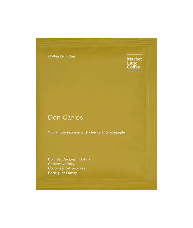 Market Lane Coffee - Coffee Drip Bags (Don Carlos)